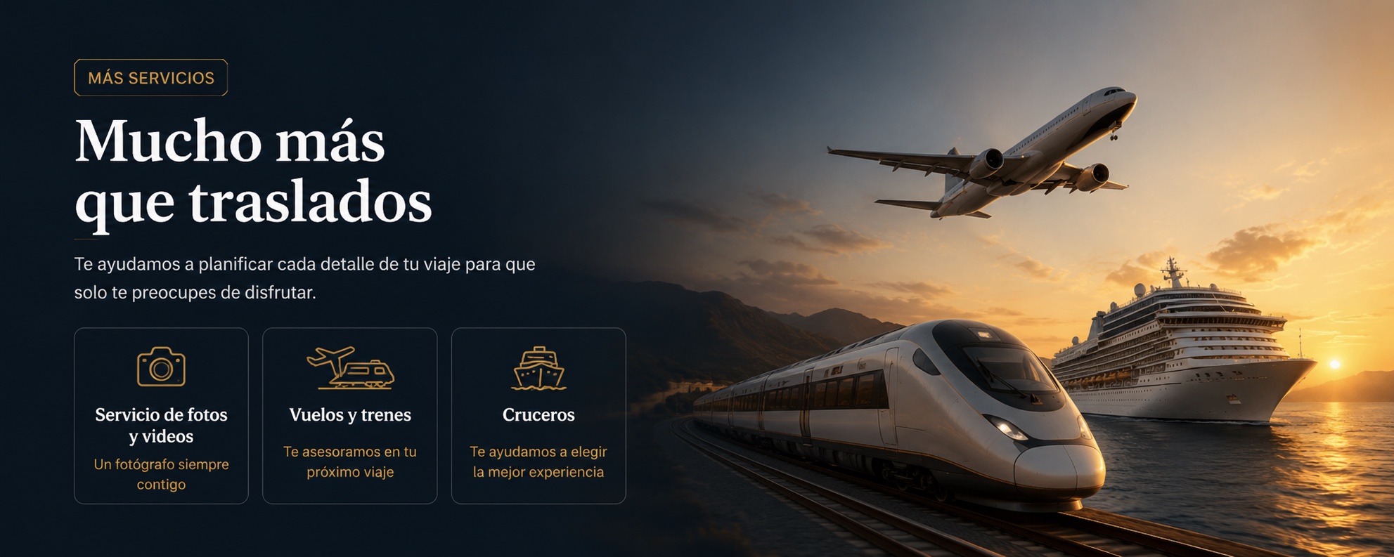Más servicios Royal Route